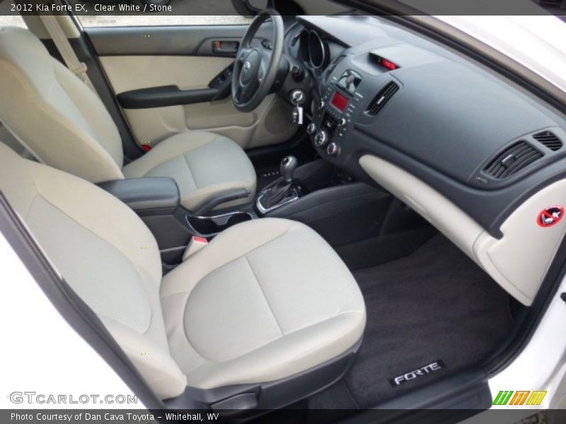 Clear White / Stone 2012 Kia Forte EX