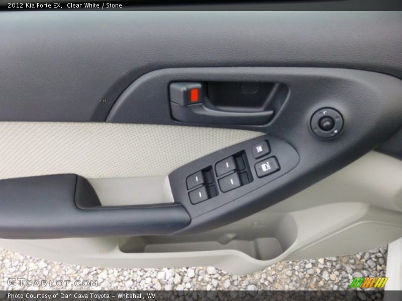 Clear White / Stone 2012 Kia Forte EX