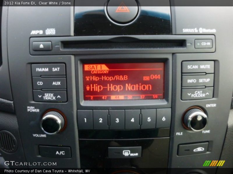 Audio System of 2012 Forte EX