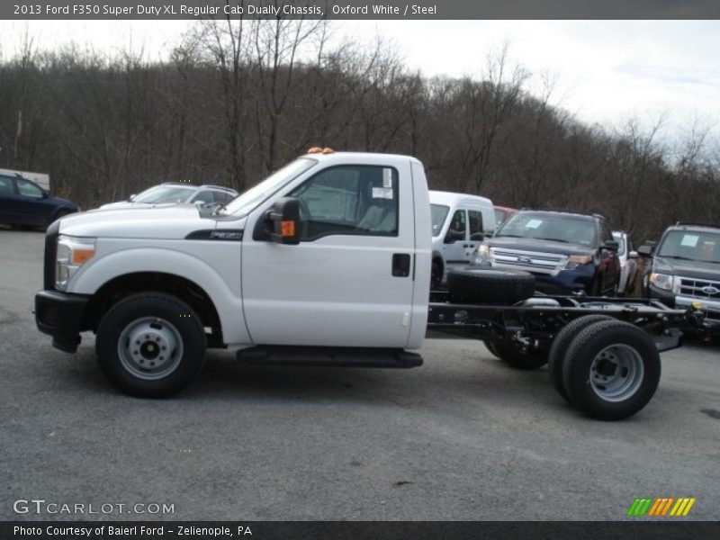  2013 F350 Super Duty XL Regular Cab Dually Chassis Oxford White