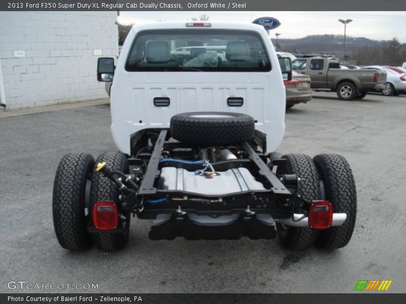 Oxford White / Steel 2013 Ford F350 Super Duty XL Regular Cab Dually Chassis