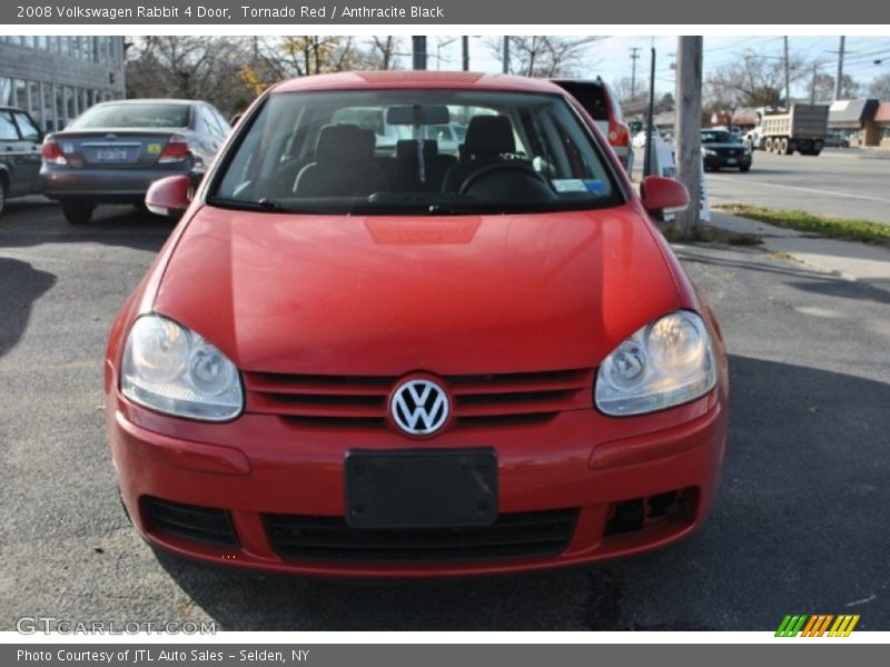 Tornado Red / Anthracite Black 2008 Volkswagen Rabbit 4 Door