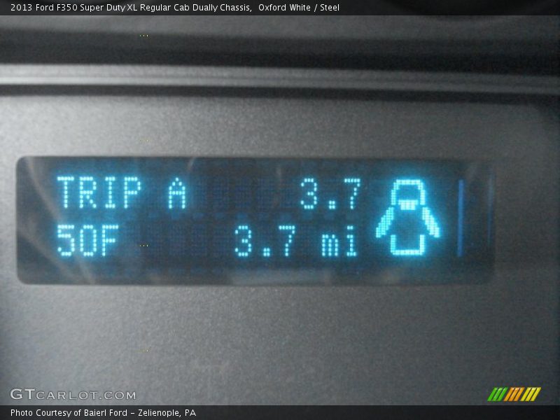 Oxford White / Steel 2013 Ford F350 Super Duty XL Regular Cab Dually Chassis