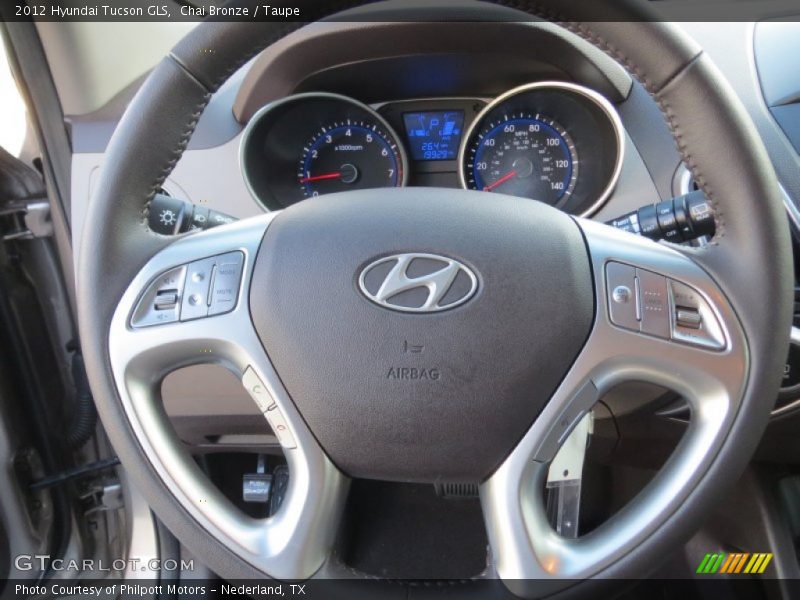 Chai Bronze / Taupe 2012 Hyundai Tucson GLS