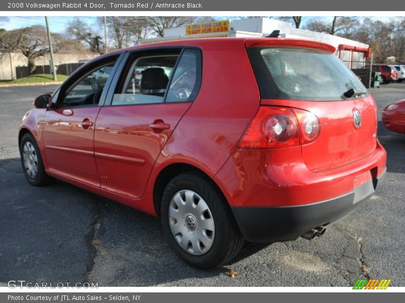 Tornado Red / Anthracite Black 2008 Volkswagen Rabbit 4 Door