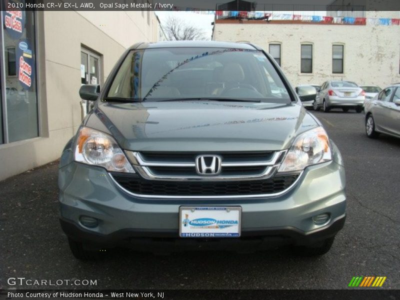 Opal Sage Metallic / Ivory 2010 Honda CR-V EX-L AWD