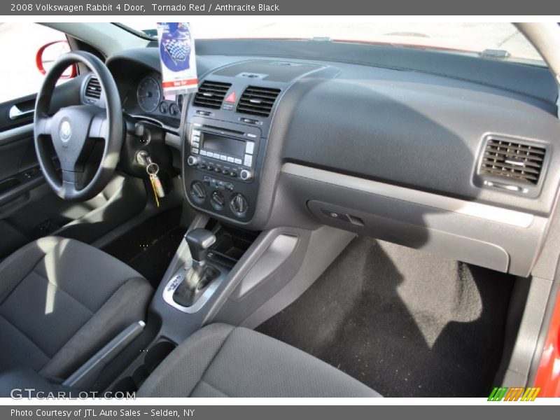 Tornado Red / Anthracite Black 2008 Volkswagen Rabbit 4 Door