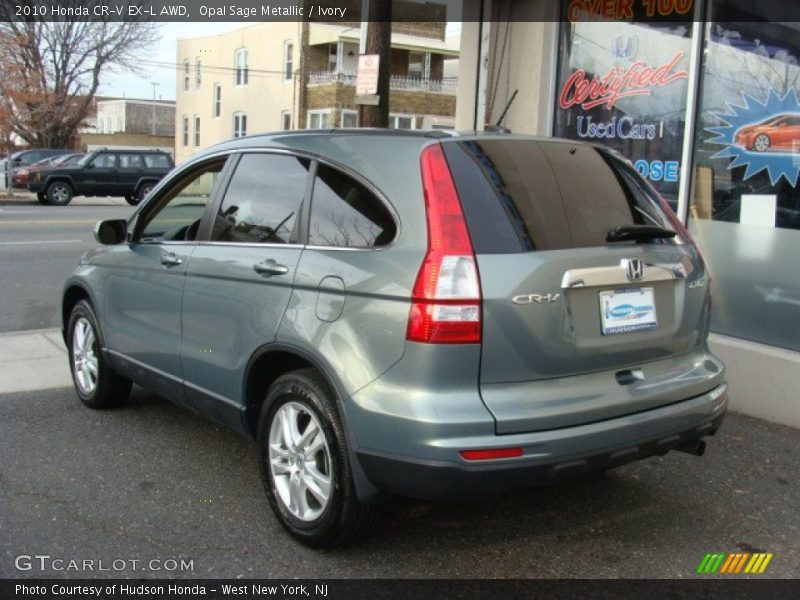 Opal Sage Metallic / Ivory 2010 Honda CR-V EX-L AWD