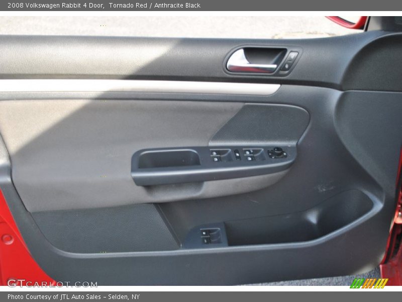 Tornado Red / Anthracite Black 2008 Volkswagen Rabbit 4 Door