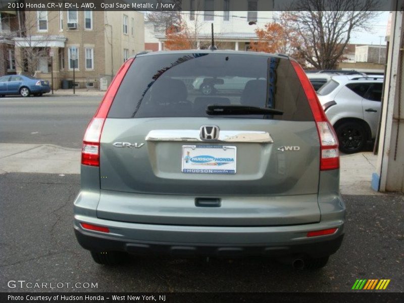 Opal Sage Metallic / Ivory 2010 Honda CR-V EX-L AWD