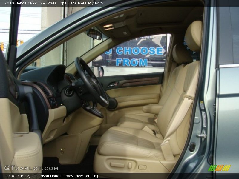 Opal Sage Metallic / Ivory 2010 Honda CR-V EX-L AWD
