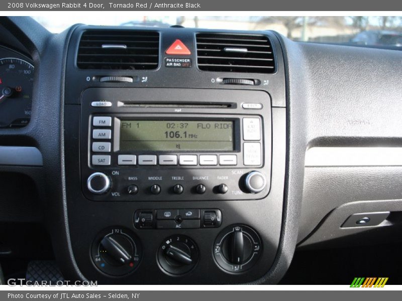 Tornado Red / Anthracite Black 2008 Volkswagen Rabbit 4 Door