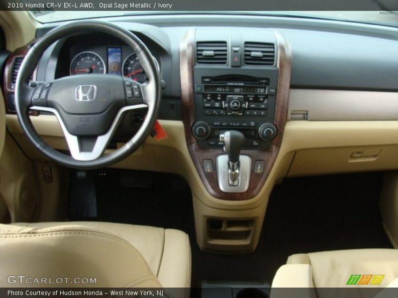 Opal Sage Metallic / Ivory 2010 Honda CR-V EX-L AWD