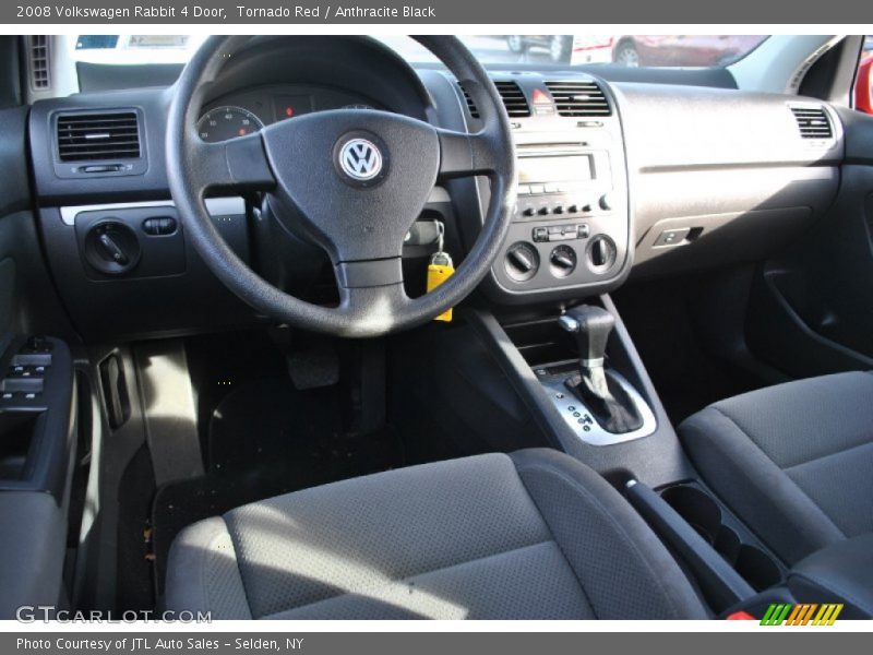 Tornado Red / Anthracite Black 2008 Volkswagen Rabbit 4 Door