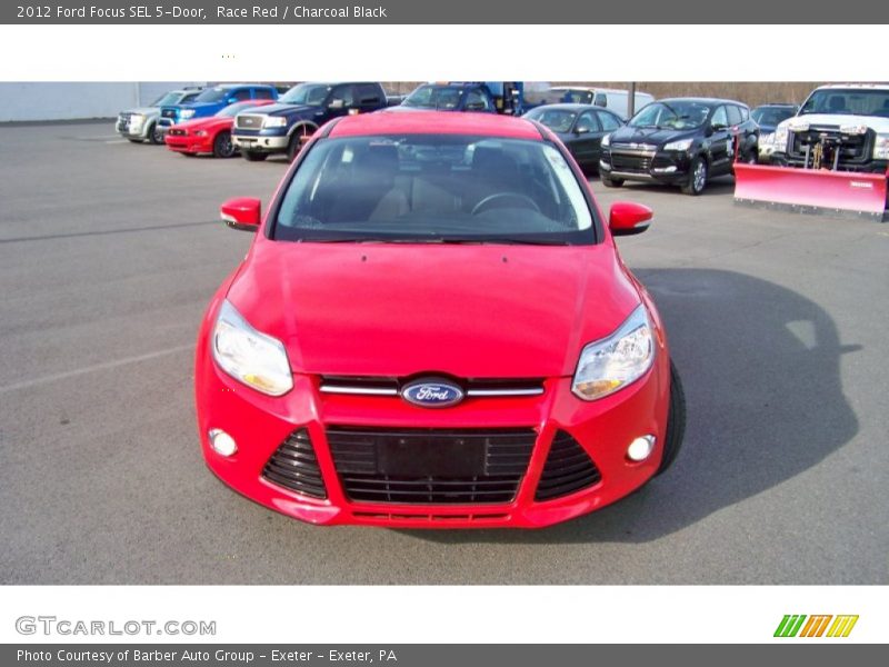 Race Red / Charcoal Black 2012 Ford Focus SEL 5-Door
