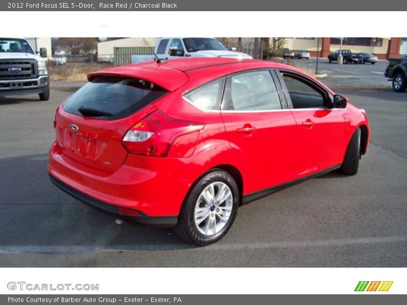 Race Red / Charcoal Black 2012 Ford Focus SEL 5-Door