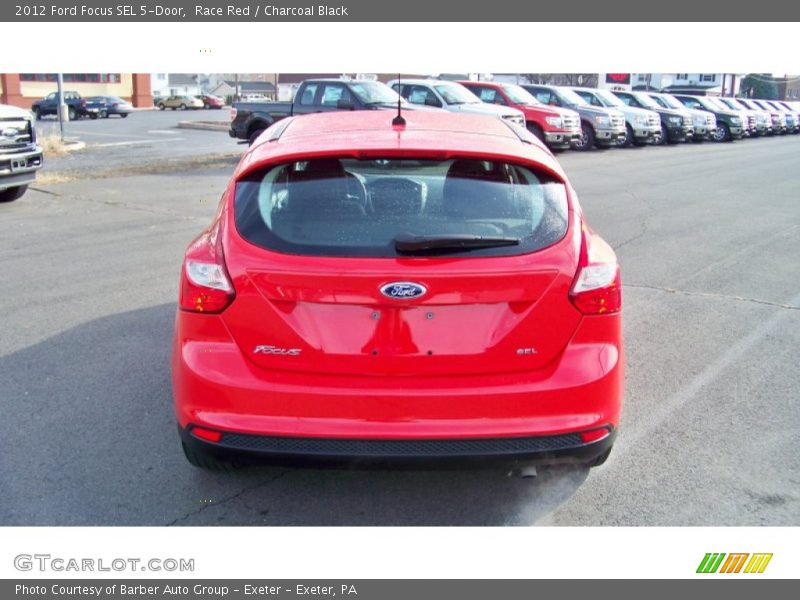 Race Red / Charcoal Black 2012 Ford Focus SEL 5-Door