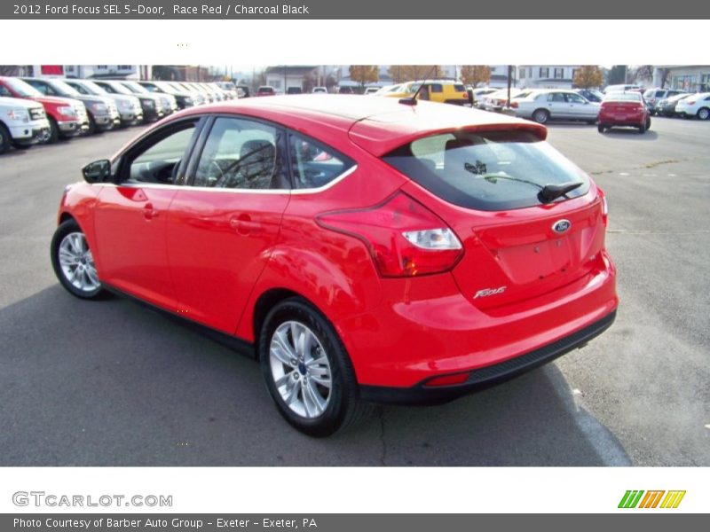 Race Red / Charcoal Black 2012 Ford Focus SEL 5-Door