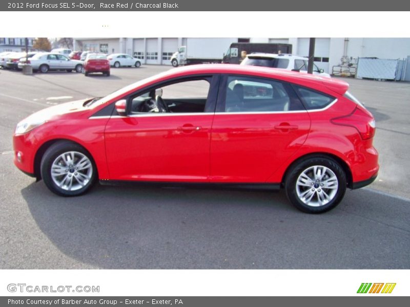 Race Red / Charcoal Black 2012 Ford Focus SEL 5-Door