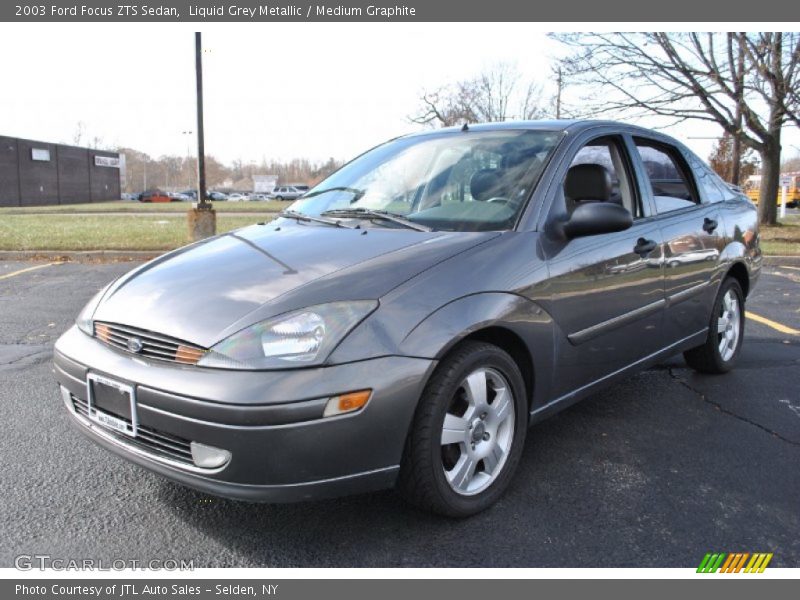 Liquid Grey Metallic / Medium Graphite 2003 Ford Focus ZTS Sedan