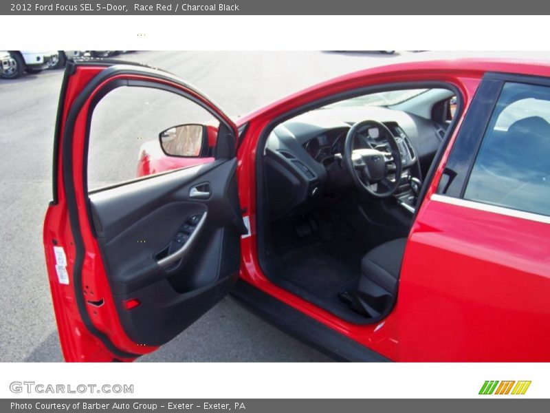Race Red / Charcoal Black 2012 Ford Focus SEL 5-Door