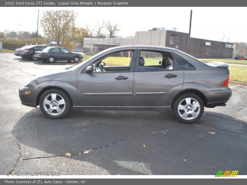Liquid Grey Metallic / Medium Graphite 2003 Ford Focus ZTS Sedan