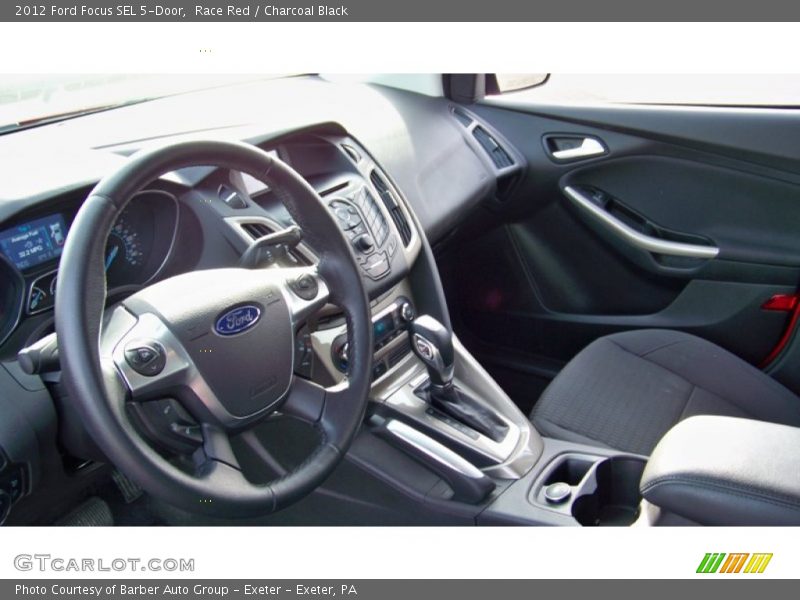 Race Red / Charcoal Black 2012 Ford Focus SEL 5-Door