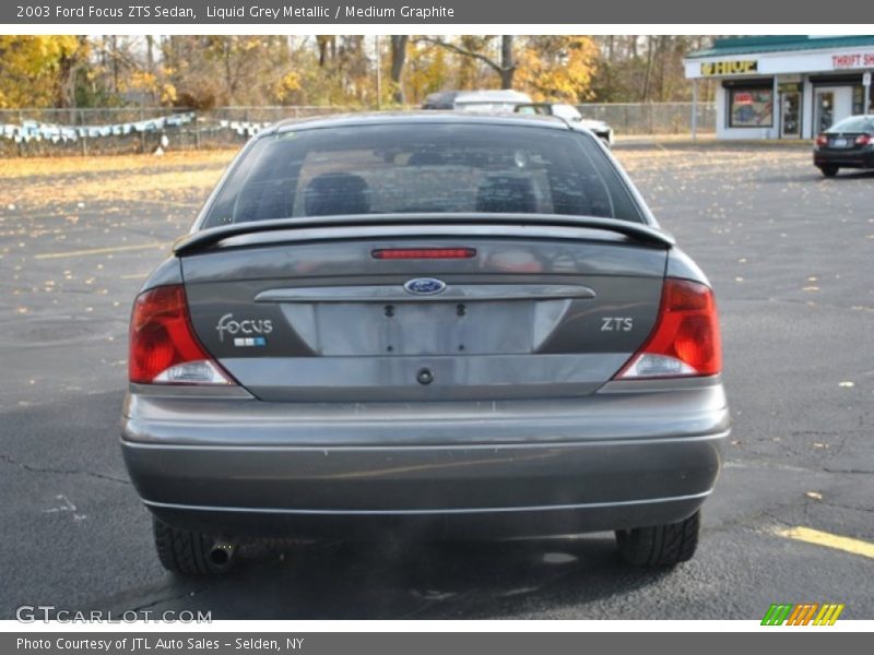 Liquid Grey Metallic / Medium Graphite 2003 Ford Focus ZTS Sedan