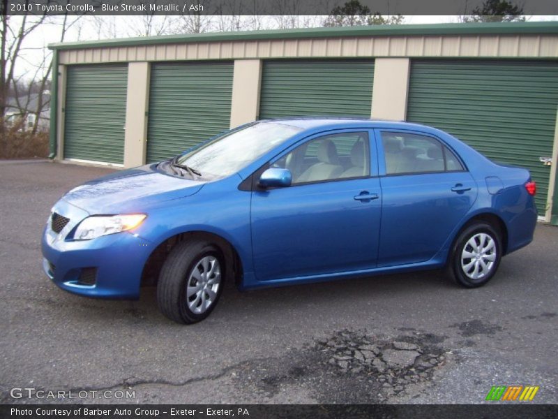 Blue Streak Metallic / Ash 2010 Toyota Corolla