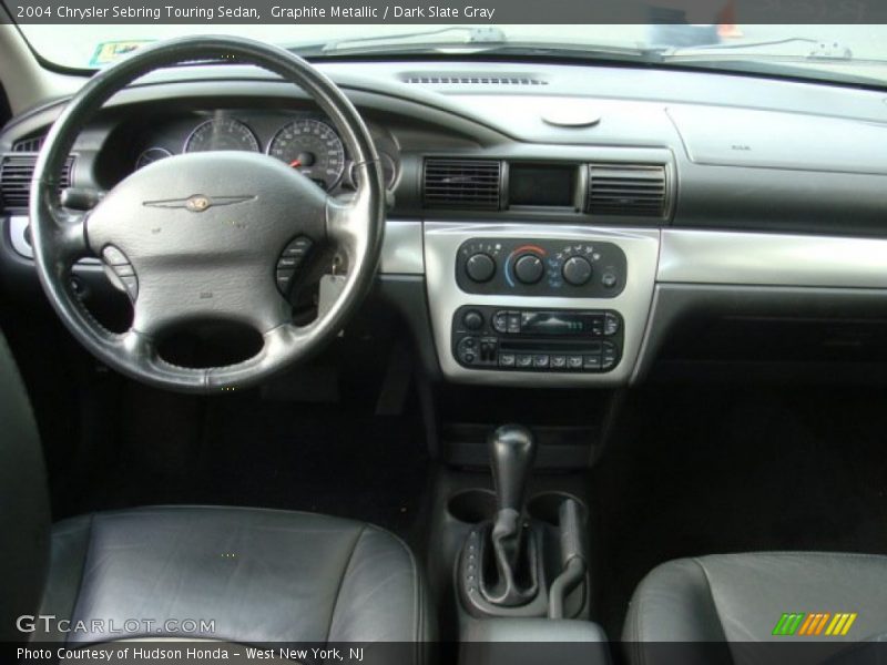 Graphite Metallic / Dark Slate Gray 2004 Chrysler Sebring Touring Sedan