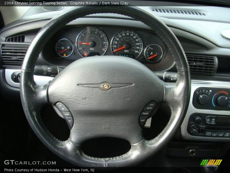 Graphite Metallic / Dark Slate Gray 2004 Chrysler Sebring Touring Sedan