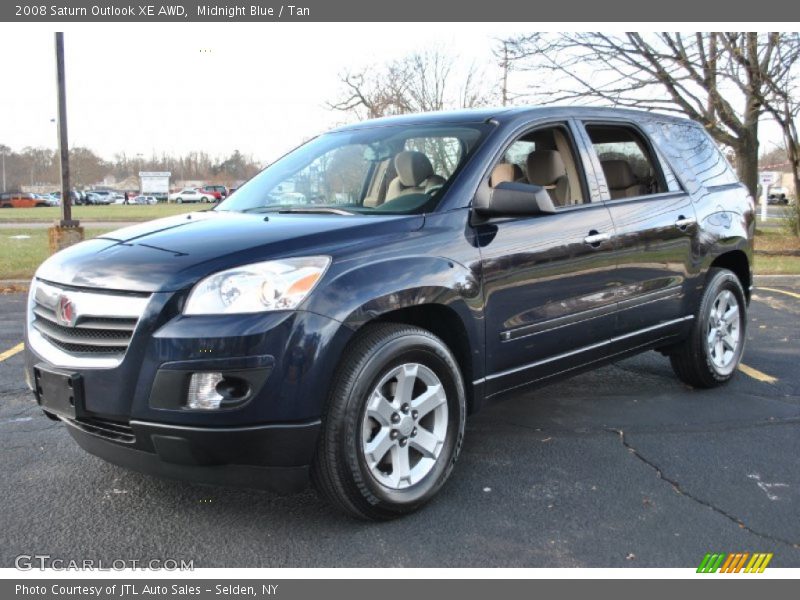 Midnight Blue / Tan 2008 Saturn Outlook XE AWD