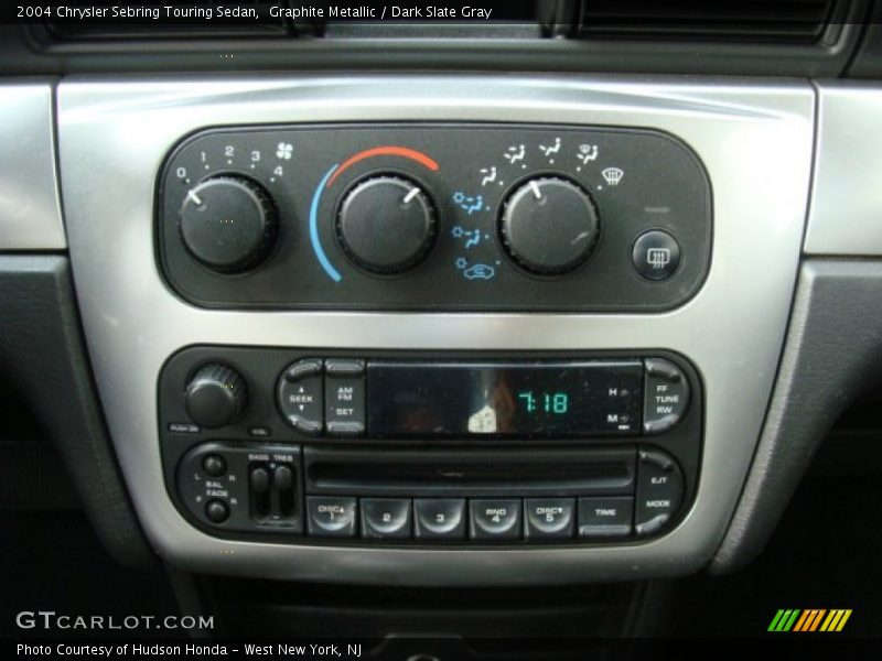 Graphite Metallic / Dark Slate Gray 2004 Chrysler Sebring Touring Sedan