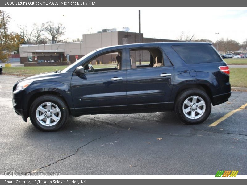 Midnight Blue / Tan 2008 Saturn Outlook XE AWD