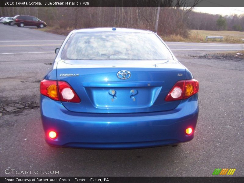 Blue Streak Metallic / Ash 2010 Toyota Corolla