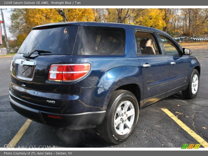 Midnight Blue / Tan 2008 Saturn Outlook XE AWD