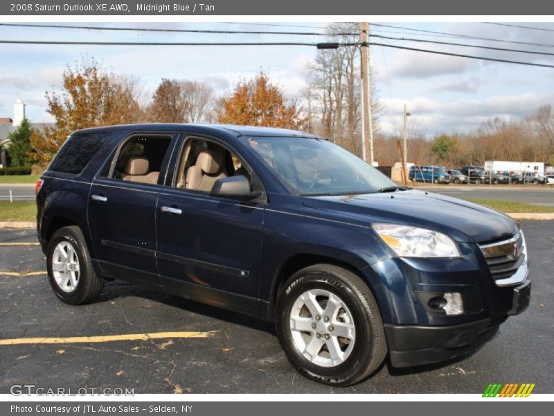 Midnight Blue / Tan 2008 Saturn Outlook XE AWD