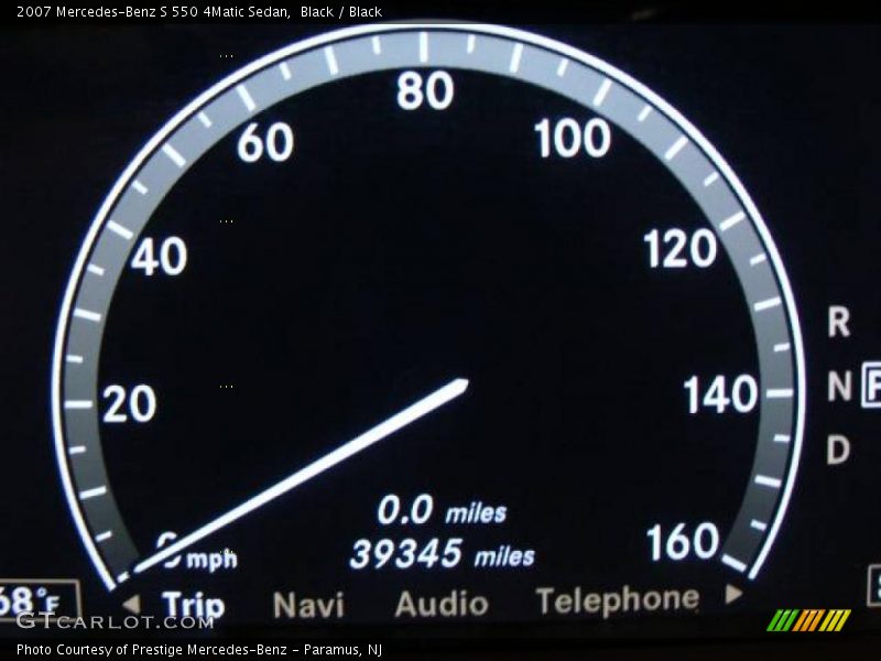Black / Black 2007 Mercedes-Benz S 550 4Matic Sedan