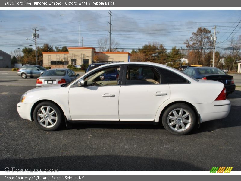 Oxford White / Pebble Beige 2006 Ford Five Hundred Limited