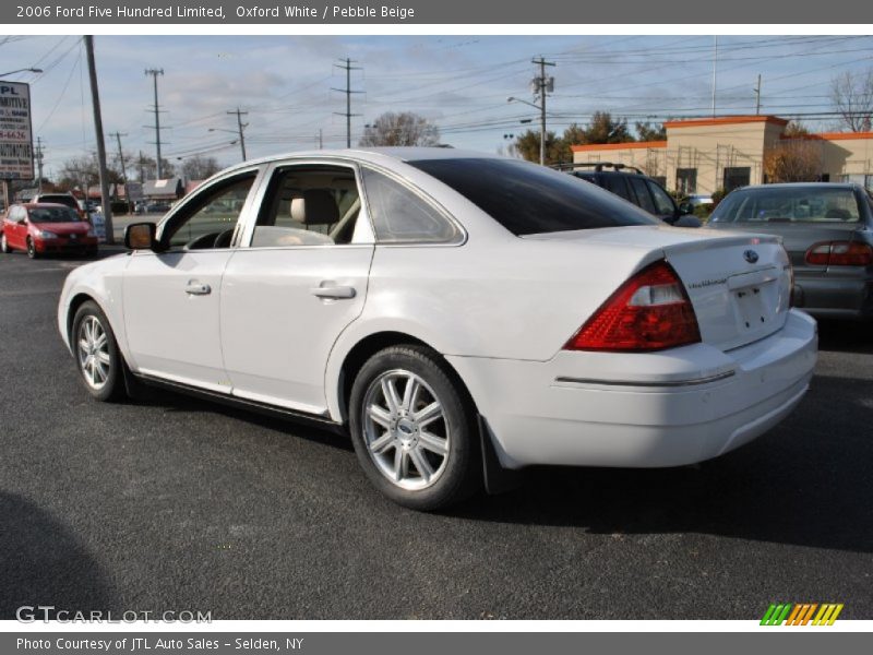 Oxford White / Pebble Beige 2006 Ford Five Hundred Limited