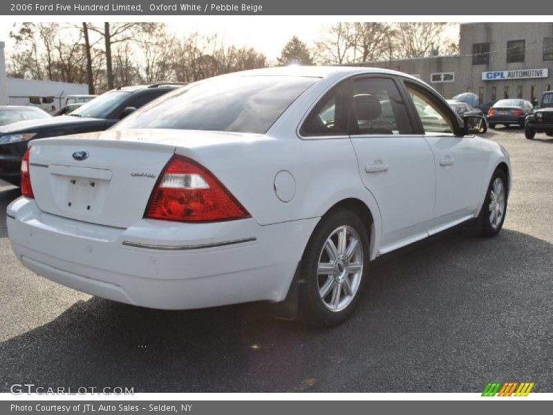 Oxford White / Pebble Beige 2006 Ford Five Hundred Limited