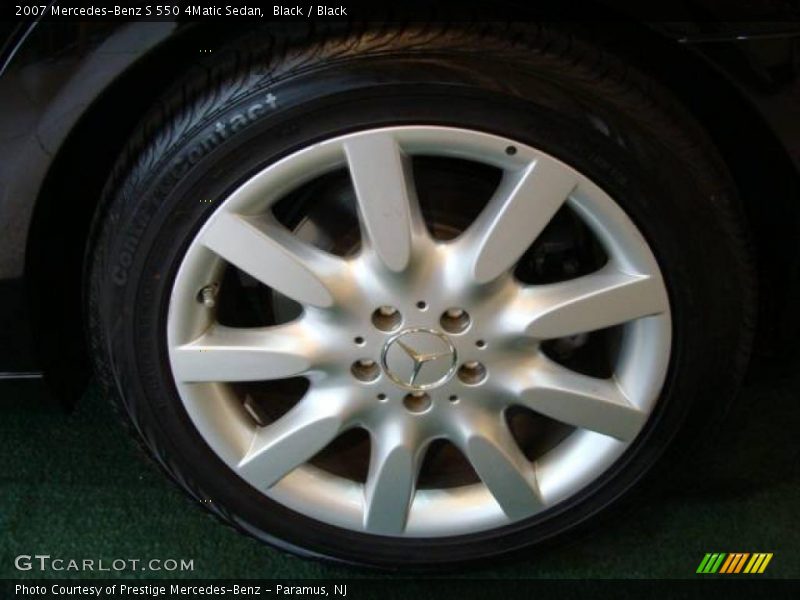 Black / Black 2007 Mercedes-Benz S 550 4Matic Sedan