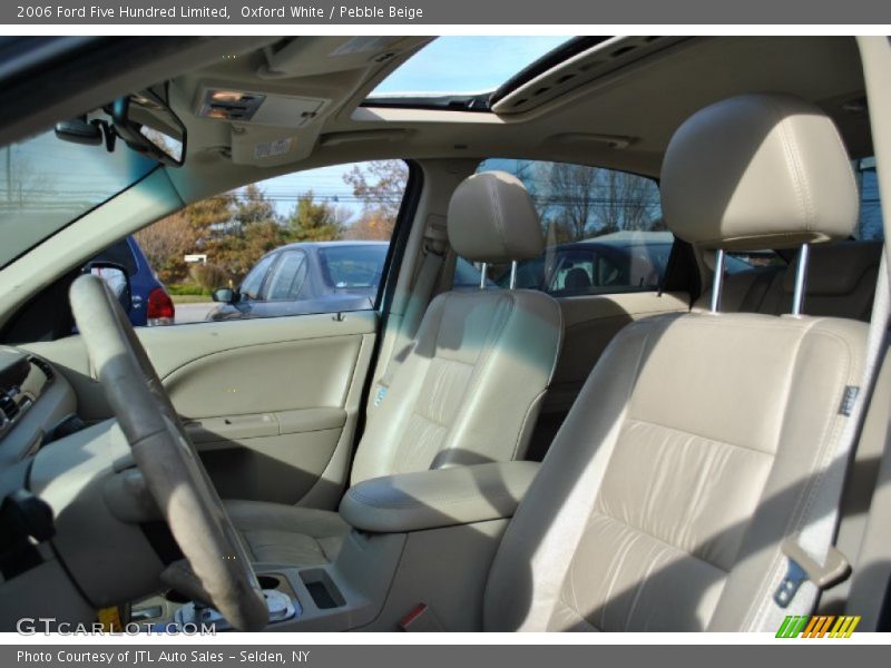 Oxford White / Pebble Beige 2006 Ford Five Hundred Limited