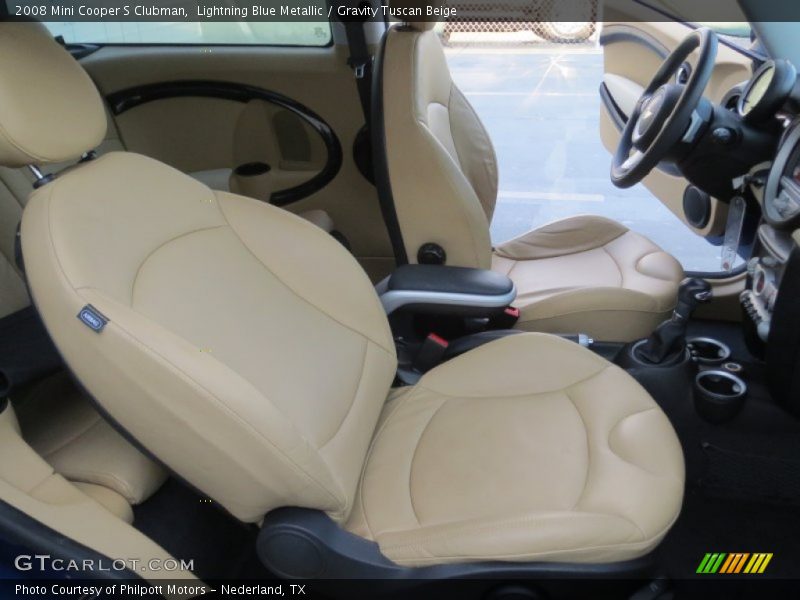 Front Seat of 2008 Cooper S Clubman