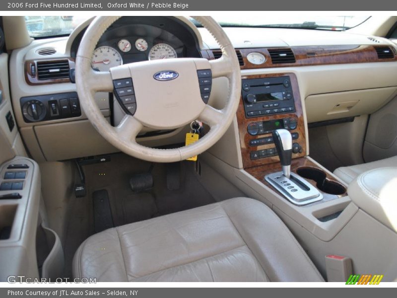 Oxford White / Pebble Beige 2006 Ford Five Hundred Limited