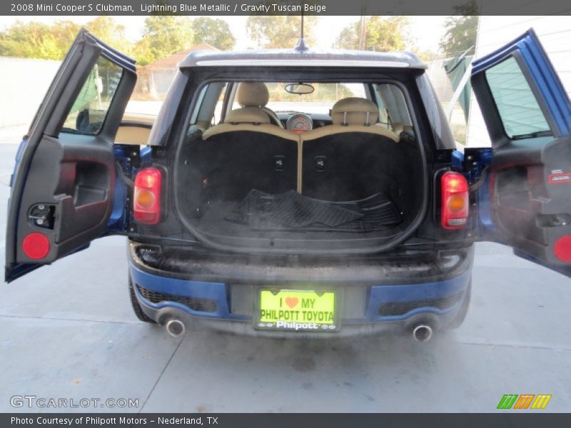 Lightning Blue Metallic / Gravity Tuscan Beige 2008 Mini Cooper S Clubman