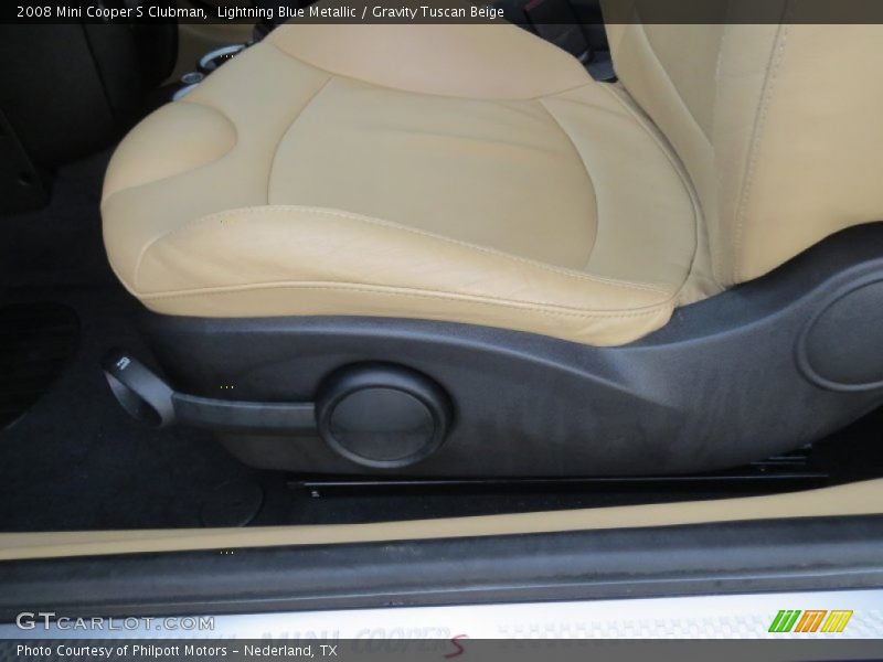 Front Seat of 2008 Cooper S Clubman