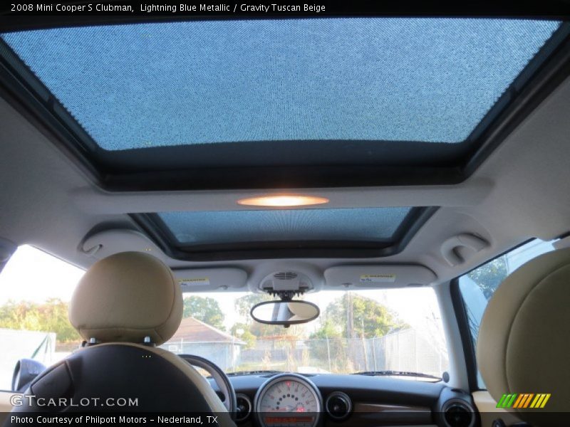 Sunroof of 2008 Cooper S Clubman