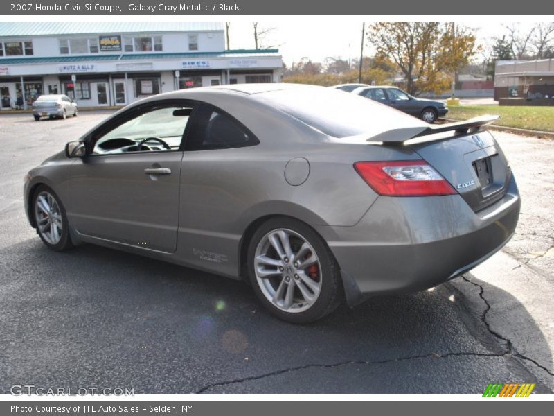 Galaxy Gray Metallic / Black 2007 Honda Civic Si Coupe