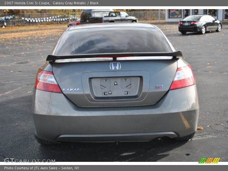 Galaxy Gray Metallic / Black 2007 Honda Civic Si Coupe